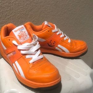 Reebok KoolAid Orange shoes lightly worn